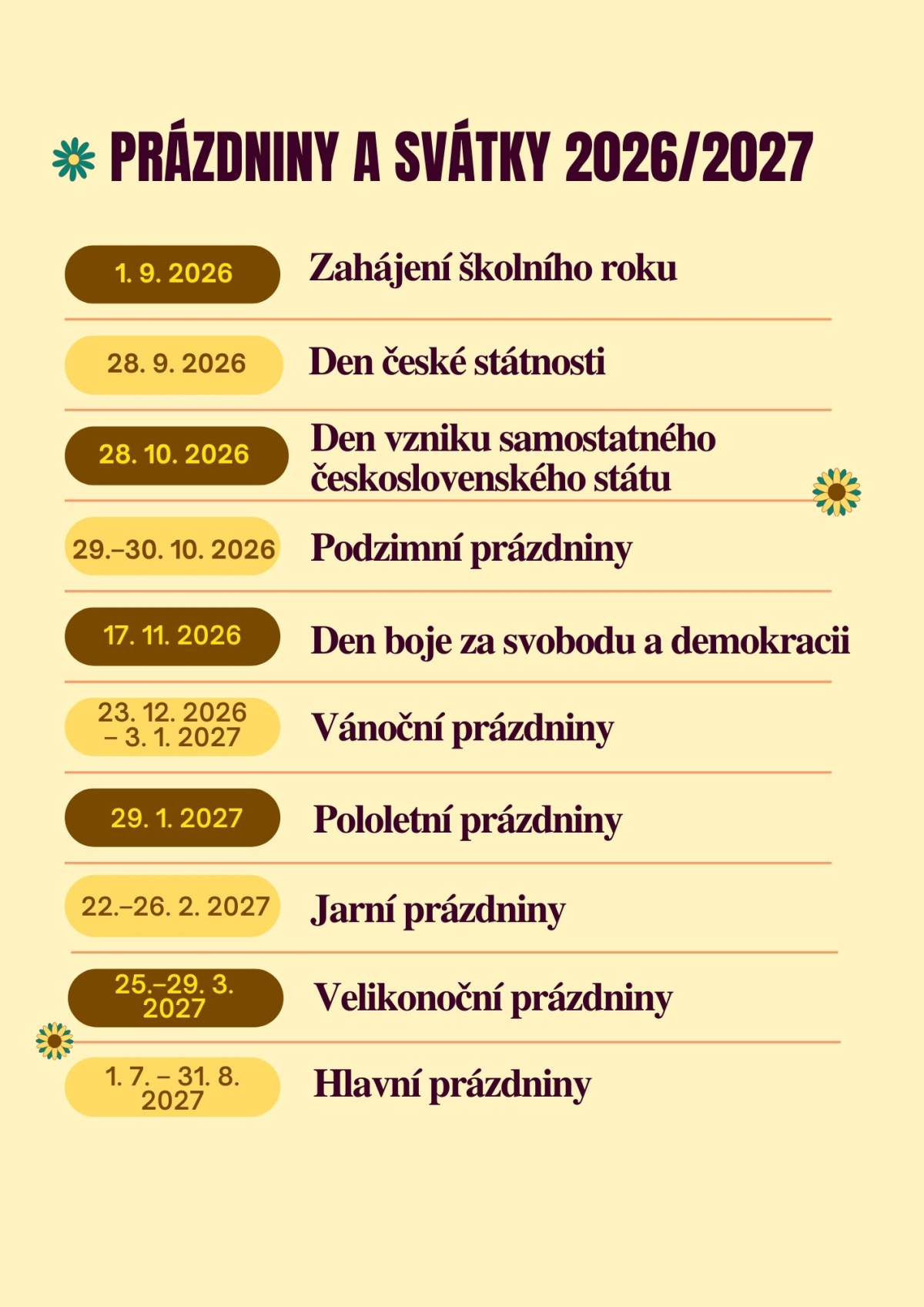 Prázdniny