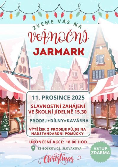 Vánoční jarmark na Slovákově 11. 12. 2025