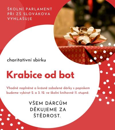 Krabice od bot – charitativní dárková akce i u nás