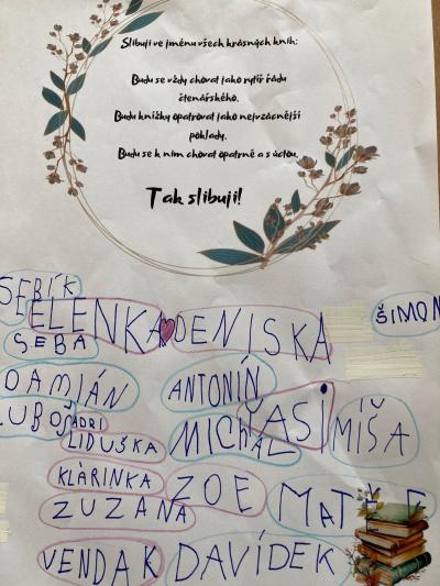 Pasování prvňáčků na čtenáře