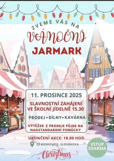 Přijměte pozvání na Vánoční jarmark na Slovákově, 11. 12. 2025