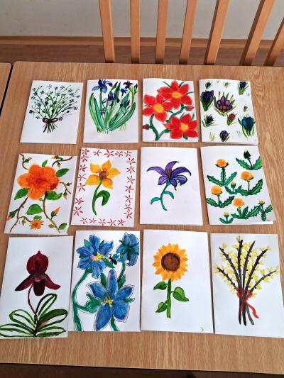 Přáníčka pro klienty Alzheimer home