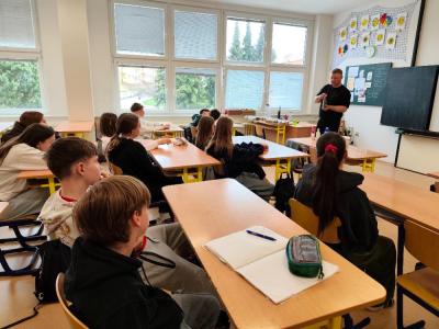 Beseda o recyklaci plastů v rámci projektové výuky