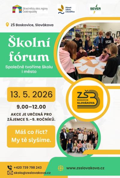 Školní fórum, 13. 5. 2026