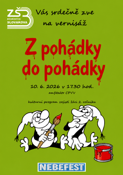 Z pohádky do pohádky – vernisáž obrázků 10. 6. 2026