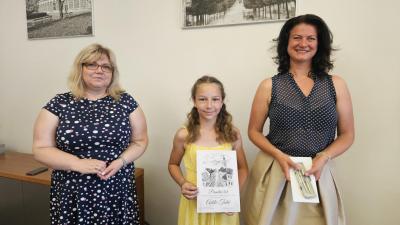 Gratulace z radnice: Naši úspěšní žáci u starostky města