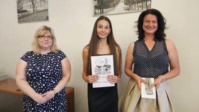 Gratulace z radnice: Naši úspěšní žáci u starostky města