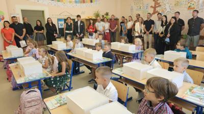 První zvonění pro naše prvňáčky: Slavnostní zahájení nového školního roku