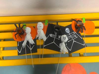 Halloweenské dílničky v družině